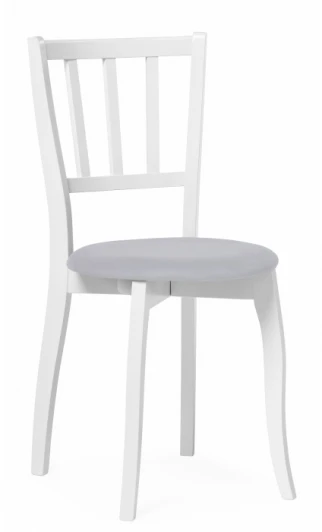528929 Деревянный стул Woodville Айра серый / белый 528929