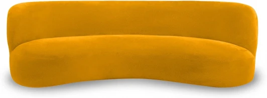 923062 Диван Patti 2400 ОГОГО Обстановочка! (Мех/Оранжевый) арт.923062