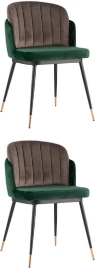УТ000037526 Стул Пенелопа зеленый 2 шт Stool Group (арт.УТ000037526)