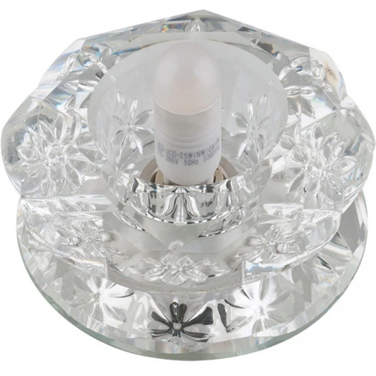 DLS-F111 G9 GLASSY/CLEAR Встраиваемый точечный светильник Fametto Fiore DLS-F111 G9 GLASSY/CLEAR