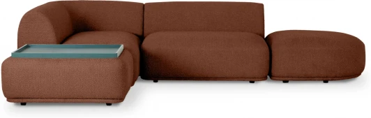 853868 Диван Fabro ОГОГО (арт.853868), (Ткань,Букле/Терракотовый)