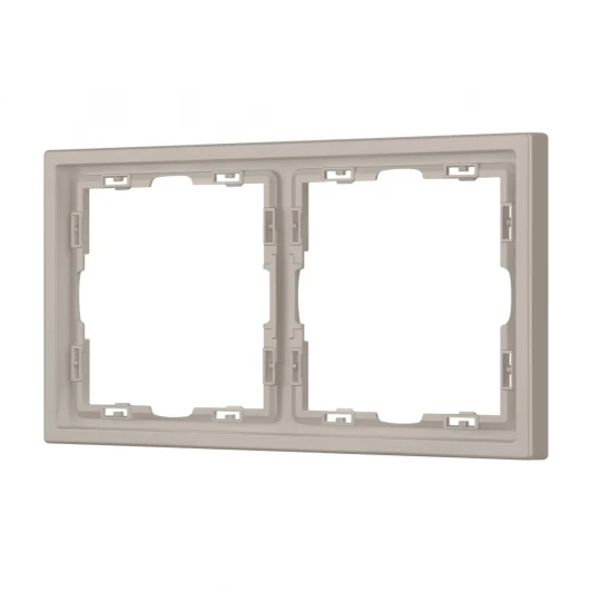 059456 Рамка пластиковая FRM-NOBE-SFPL-2-CA (Arlight, Кашемир) 059456
