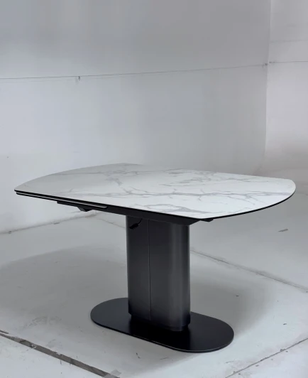 626M05302 Стол KAI 140 KL-117 поворотная система раскладки, итальянская керамика / Темно-серый / Черный М-City