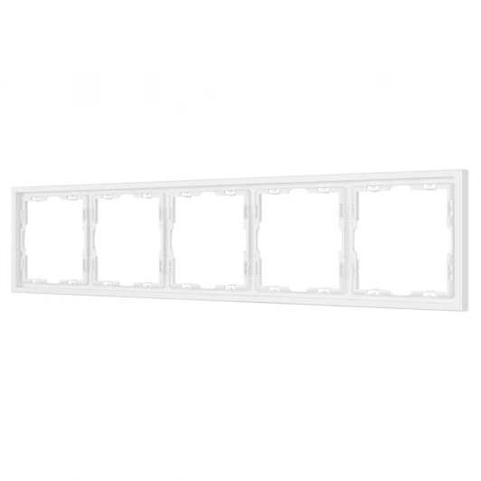 054227 Рамка пластиковая FRM-NOBE-SFPL-5-WH (Arlight) 054227