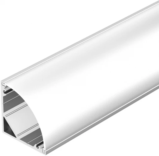 036846 Профиль с экраном SL-KANT-H30-2000 ANOD+OPAL (Arlight, Алюминий) 036846