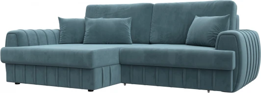 129269L Диван угловой Лига-057 НПБ угол левый Лига Диванов (Велюр) арт.129269L