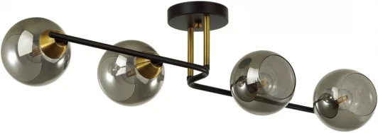5217/4C Потолочная люстра на штанге Janet 5217/4C черный, бронза E27 4*60W