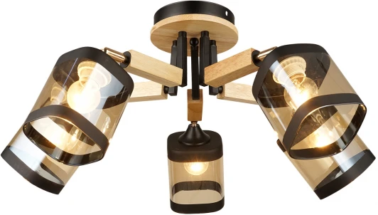 MD.4508-5-S BK+FGD Потолочная люстра на штанге Imex MD.4508-5-S BK+FGD