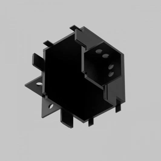 IL.0007.5200-BK L - соединитель внутренний (потолок-стена) под ГКЛ 13мм для IL.0007.5001, IL.0007.5002 Imex UT25 IL.0007.5200-BK (48V)