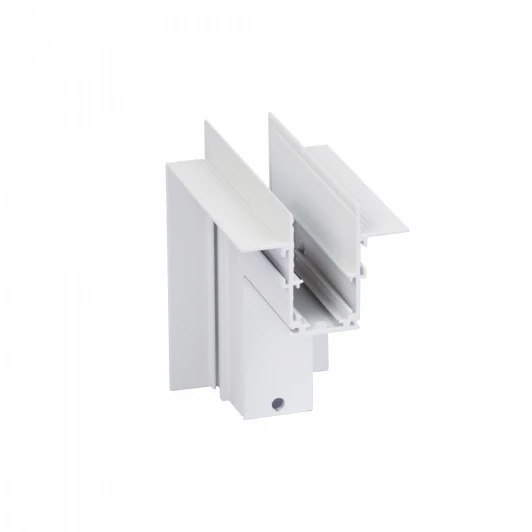VT0200032-00 Коннектор угловой наружный 20 мм магнитный 100*100 для шинопровода скрытой установки, белый Vitaluce VT0200032-00