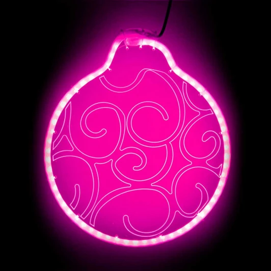 HFS3-2P Светодиодная Фигура Шар 30 x см Розовая, Гибкий Неон и Акрилайт, IP54 Laitcom HFS3-2P