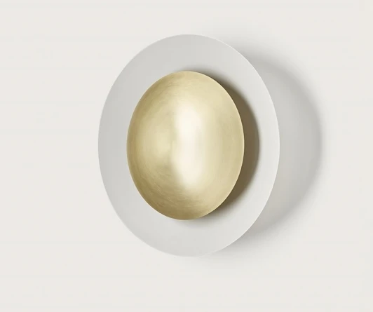 A1203/40 Matt White + Diffuser 25 cm Matt Brass Настенный светильник светодиодный Aromas del Campo Coss A1203/40 Matt White + Diffuser 25 cm Matt Brass