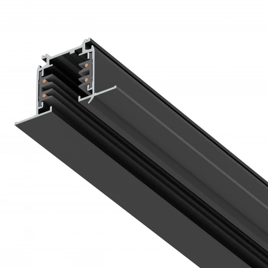 503028-R Шинопровод трехфазный четырехконтактный Lightstar Quattro 503028-R 2 метра 220V встраиваемый со стыковочными пазами (круглые медные жилы)