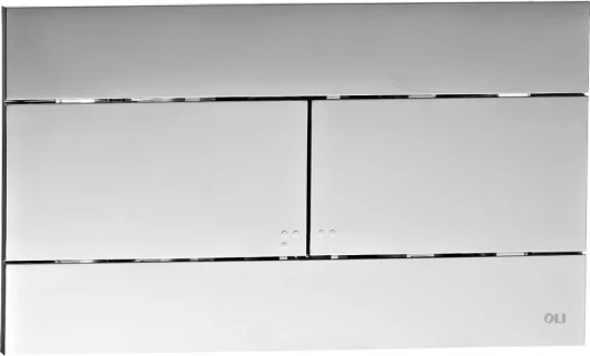 659046 Кнопка смыва OLI Slim 659046 хром матовый