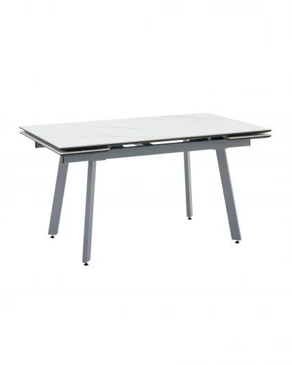 УТ000041936 Стол Stool Group Тайл 140-200/85/75 Стол Stool Groupешница Snow white подСтол Stool Groupье металл серый УТ000041936