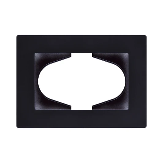 AT120BK Рамка для двойной розетки черный Kollinger Aspekt AT120BK