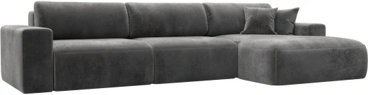 127797 Диван угловой Лига-036 НПБ Классик Лонг правый угол Лига Диванов (Велюр) арт.127797