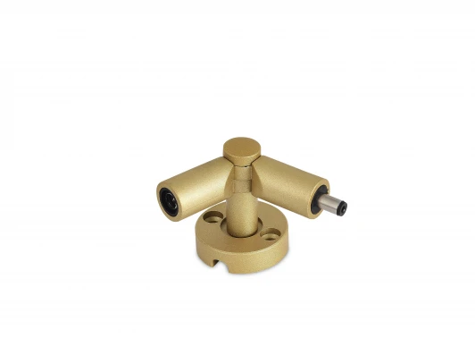 L Connector DL20651 Brass 15-180 Токопроводящий угловой соединитель (поворотный, 15-180) для св-ка DL20651 24В латунь Donolux Scroll Line L Connector DL20651 Brass 15-180