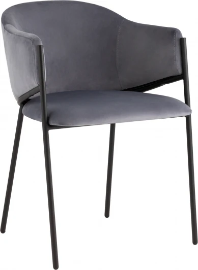 УТ000039130 Стул Brace велюр серый Stool Group (арт.УТ000039130)