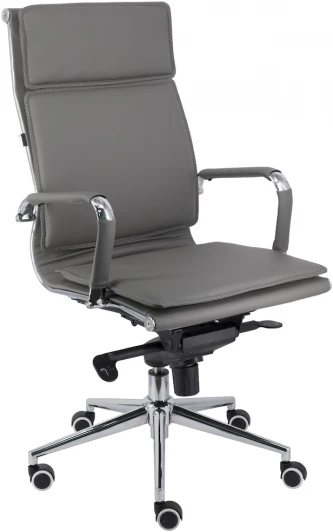 EC-06Q PU Gray Компьютерное кресло для руководителя Nerey M экокожа серый