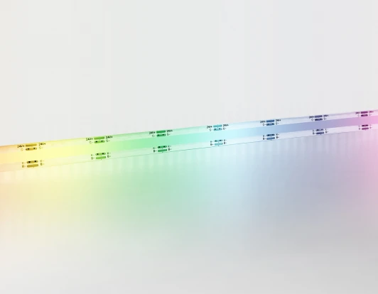 GS4951 Светодиодная лента RGB COB 576Led/ 14W m/ 24V IP20 RGB/ 5m*10mm*3mm (4 конт.) Ambrella Illumination GS4951