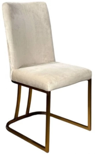 DC-3024.5casa Стул обеденный IST-CASA Пресли DC-3024, 42х44х92, бежевый/матовое золото