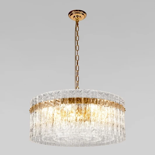 10297/600 French gold Подвесная люстра Loft It Nevada 10297/600 French gold (220V, хрусталь, на цепи, круглые)