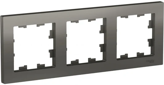 ATN000903 Рамка на 3 поста (сталь) Systeme Electric AtlasDesign ATN000903