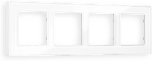 AF580104 Рамка Ambrella Volt ALFA Arctic (Белый Стекло органическое) 4-ая AF580104