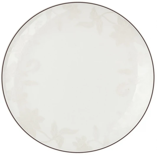 609/1 Тарелка плоская Белый лотос 25 см арт. 609/1 609/1 Royal Aurel