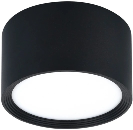 20005SMU/04LED SBK Потолочный светильник Escada 20005Led 20005SMU/04LED SBK 18Вт, алюминий/пластик, черный (220V, круглые)