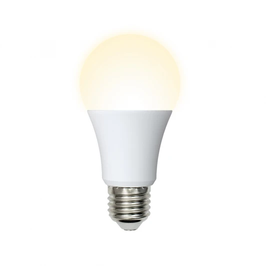LED-A60-11W/WW/E27/FR/NR картон Лампочка светодиодная шар белая E27 11W 3000K Volpe LED-A60-11W/WW/E27/FR/NR