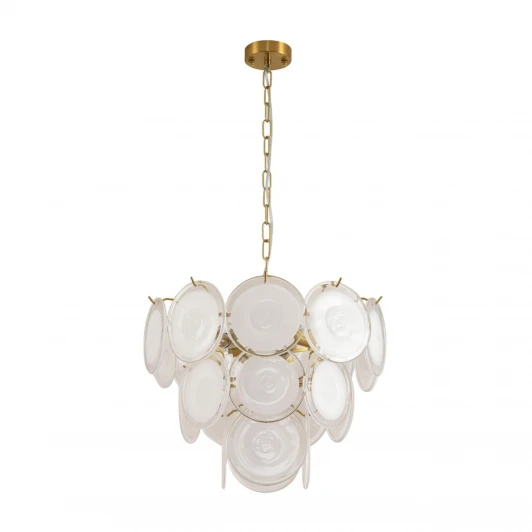 8320/5 Подвесная люстра Lumion Chipsy 8320/5 латунь/белый, металл/стекло E14 5*40W 220V