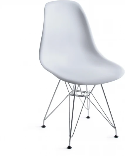 15351 Стул CINDY IRON CHAIR (EAMES) (mod. 002) / 1 шт. в упаковке Tetchair (Металл,Пластик/Белый) арт. 15351