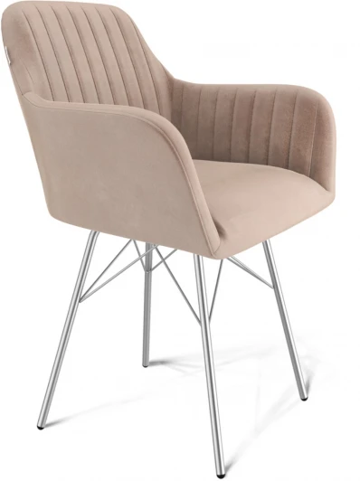 5941564403 Стул Sheffilton SHT-ST38-1/S64 латте/хром лак