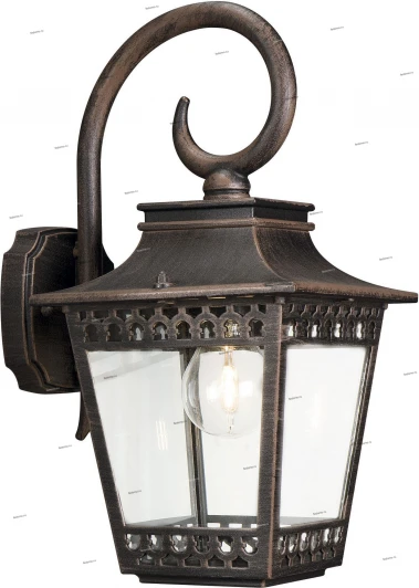 15401-86-10 Бра уличное плафон вверх Massive Istanbul, 1 плафон, коричневый