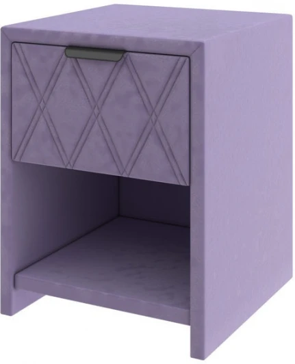 2028030 PROxSON Тумба Side (Ткань: Велюр Shaggy Plum) 44x45