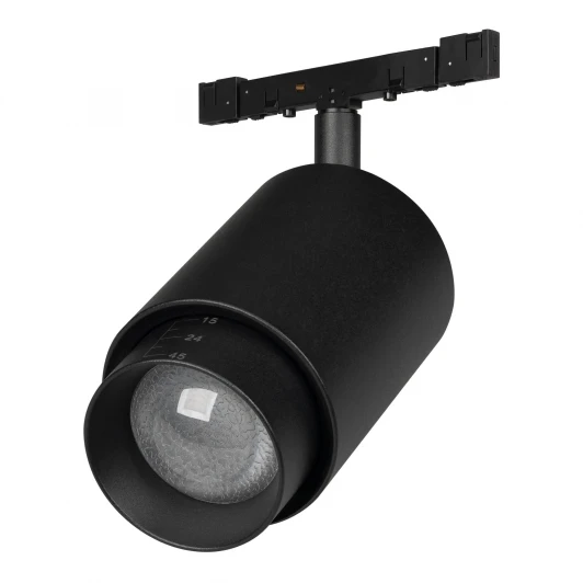 052084 Трековый светильник MAG-MICROCOSM-SPOT-ZOOM-R59-12W Warm3000 (BK, 20-60 deg, 24V) (Arlight, IP20 Металл) 052084