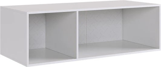 UL.117-M.104.01.3101 Ева Антресоль трехдверная 117.01 Mebelson (ЛДСП,ПВХ,МДФ/Светлое дерево,Белый) арт.UL.117-M.104.01.3101