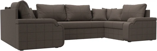 125911 Диван П-образный Николь Лига Диванов (Рогожка) арт.125911