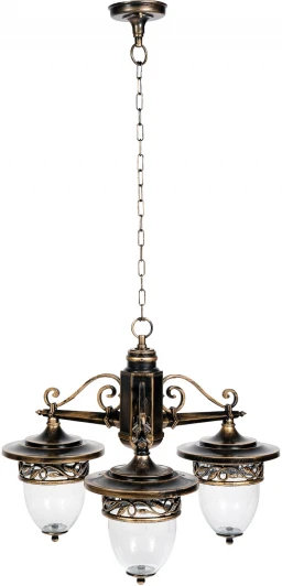 87270L/3/02 Gb Уличная подвесная люстра Oasis Light KRAKOV 1 L 87270L/3/02 Gb (220V, на цепи, IP44)