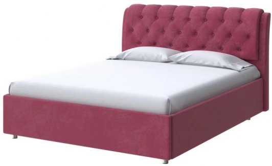 2018105 PROxSON Кровать Chester (Ткань: Велюр Casa Винный) 80x200