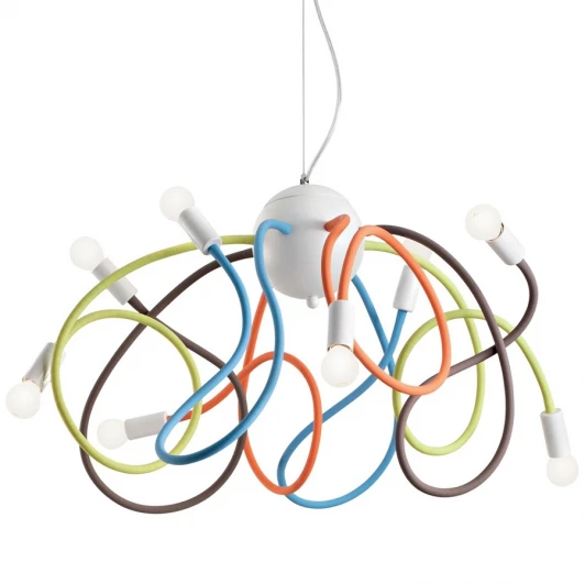 MULTIFLEX SP8 COLOR Подвесная люстра Ideal Lux Multiflex SP8 COLOR