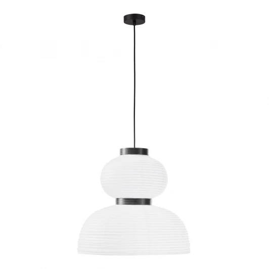 SLE6021-523-02 Подвесной светильник черный/белый E27 2*60W Evoluce Lykke SLE6021-523-02