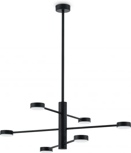 FR5363CL-06B Потолочная люстра ярусная на штанге Freya Tactic FR5363CL-06B (220V, круглые)