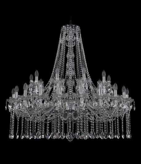 1413/20+10/400/h-109 Ni Подвесная люстра Bohemia 1413 1413/20+10/400/h-109/Ni