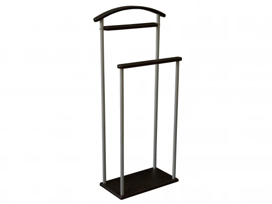 004863 Вешалка костюмная Верис 4 металлик/венге Mebelik 004863