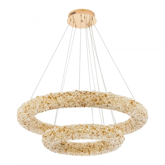 MS.6000.800.500 GD Подвесной светильник светодиодный хрустальный с регулировкой цветовой температуры и яркости Modelux MODESTYLE MS.6000.800.500 GD