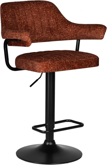 LM-5019_B-M_CT-LEO56 Стул барный DOBRIN CHARLY BLACK (терракотовый твид (LEO56))