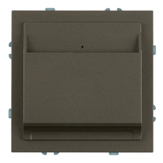 50701 Выключатель карточный (механизм) 250В 40А RSW40-5114-09 антрацит, soft touch Stekker Эмили 50701